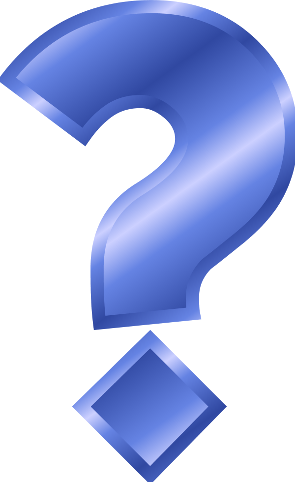Vector Clip Art - Question Mark Clip Art - Png Download (600x980), Png Download
