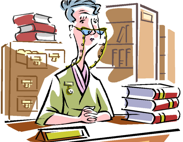 Clipart Librarian - Png Download (640x480), Png Download