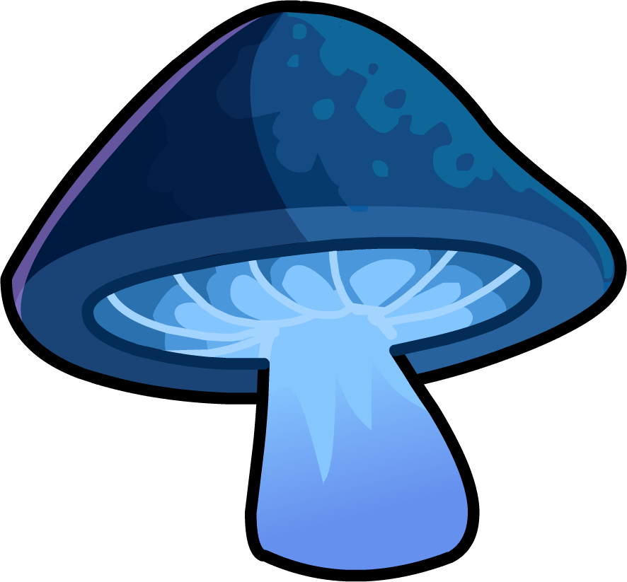 Tall Club Penguin Wiki - Club Penguin Mushroom Clipart (886x823), Png Download