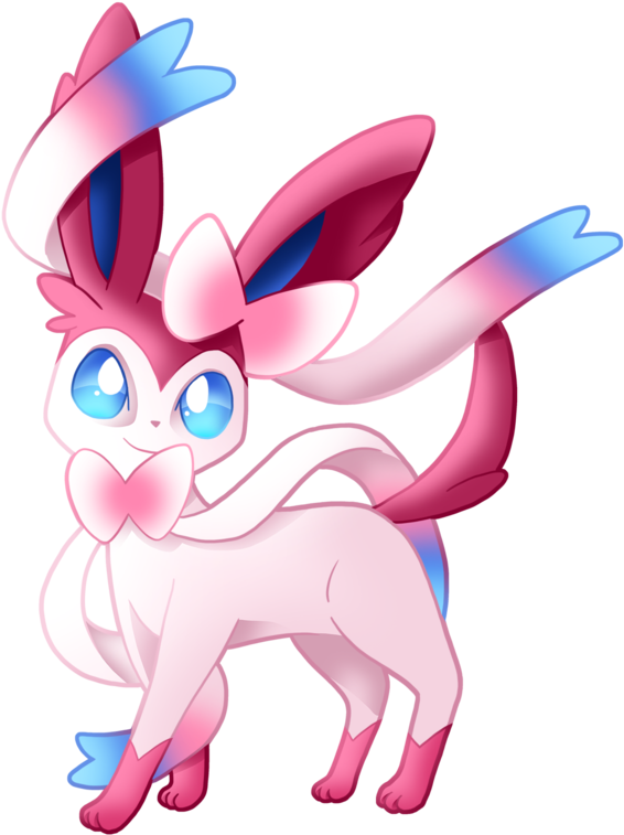 Pokemon Clipart Transparent Pink - Pokemon Sylveon - Png Download (800x800), Png Download