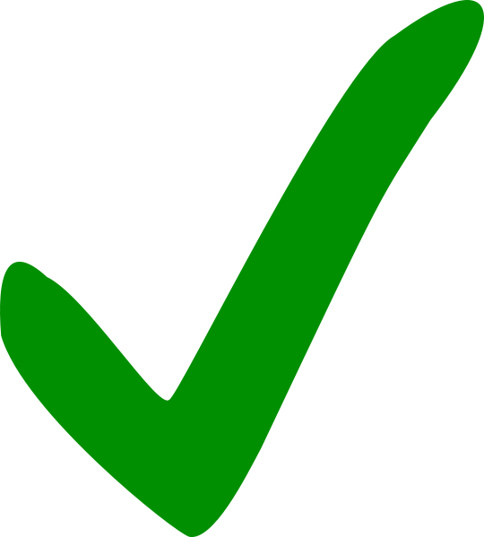 Check Mark Clip Art - Transparent Check Vector - Png Download (540x599), Png Download