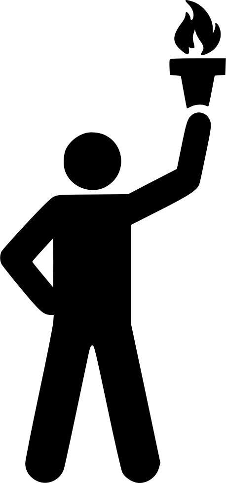 Torch Clipart Freedom - Leader Symbols For Leadership - Png Download (458x980), Png Download