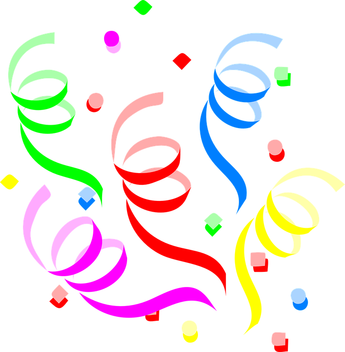 Streamers Clipart - Png Download (706x720), Png Download
