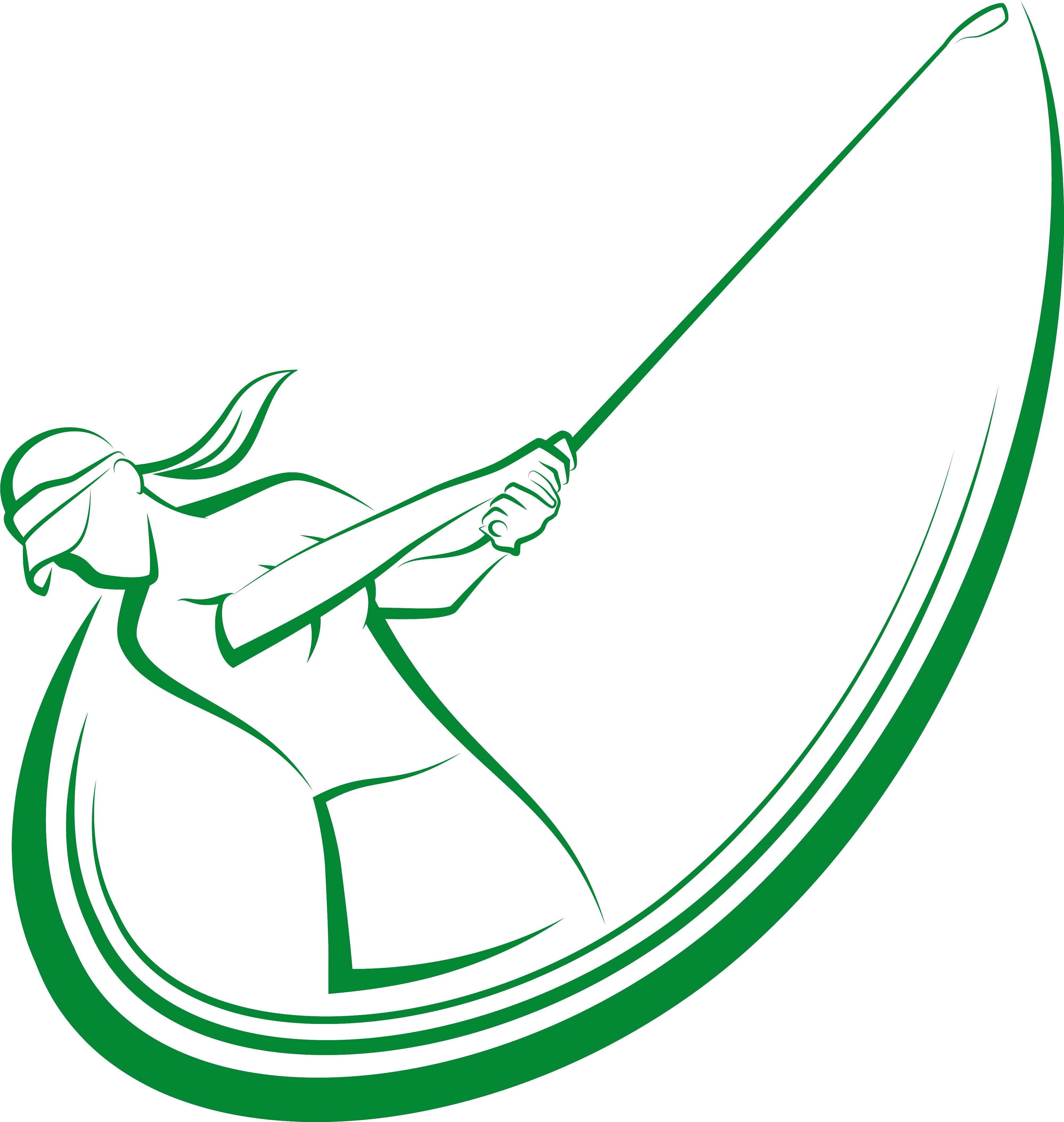 Davis Women"s Golf Club - Women Golfer Clip Art Png Transparent Png (4200x4500), Png Download