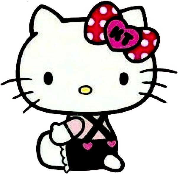 Birthday Hello Kitty Sticker Clipart (623x608), Png Download
