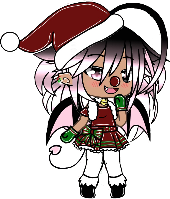 #gachalife #gacha #oc #christmas #holidays #happyholidays - Cartoon Clipart (576x675), Png Download