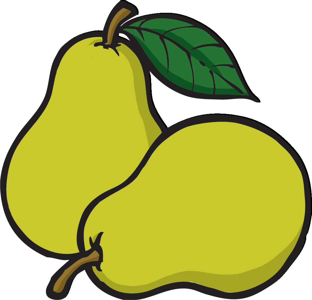 Download Pear Clipart 2 Pears Clipart Png Download (5273600