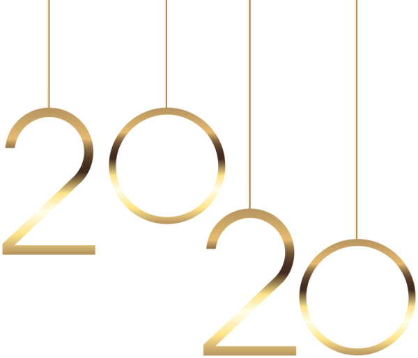 Happy New Year Hanging Png Clipart (600x514), Png Download