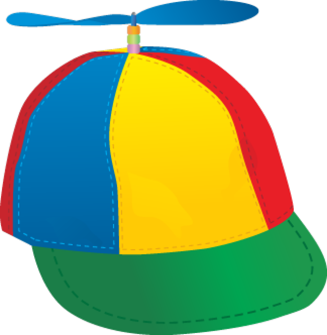 Candy Sale/spirit Day Hat Day Bickel Elementary School - Airplane Hat Clipart (639x655), Png Download