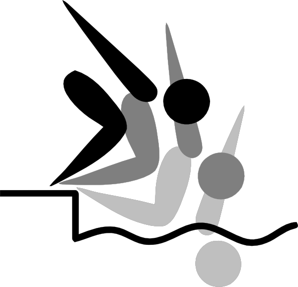 Olympic Swimming Symbol Clipart (600x578), Png Download