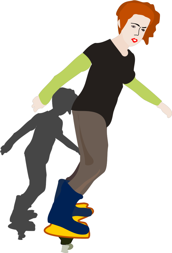 Skateboarder Svg Clip Arts - Ice Skating - Png Download (1024x1024), Png Download