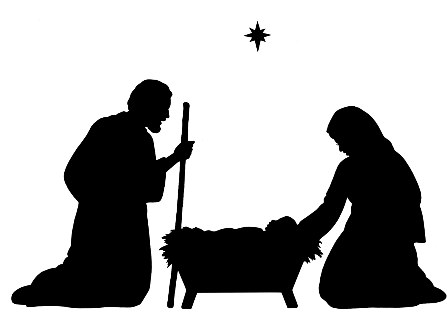 Baby Jesus Mary And Joseph Clip Art