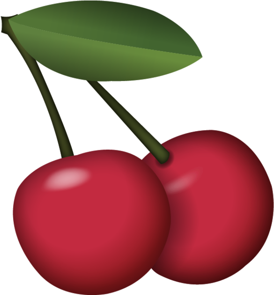 Cherry Clipart Emoji Cherry Emoji Png Transparent Png Full Size