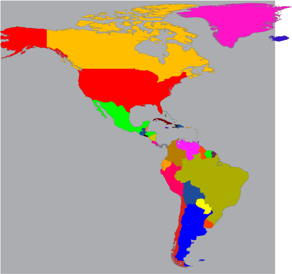 World Map Png Images - South America Fun Maps Clipart (600x600), Png Download