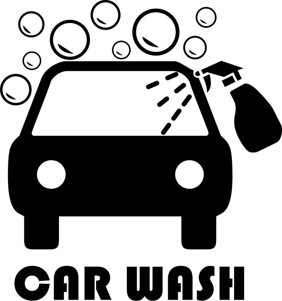 Car Wash Building Clipart Picture Freeuse Stock Car - Car Wash Icon Free - Png Download (918x981), Png Download