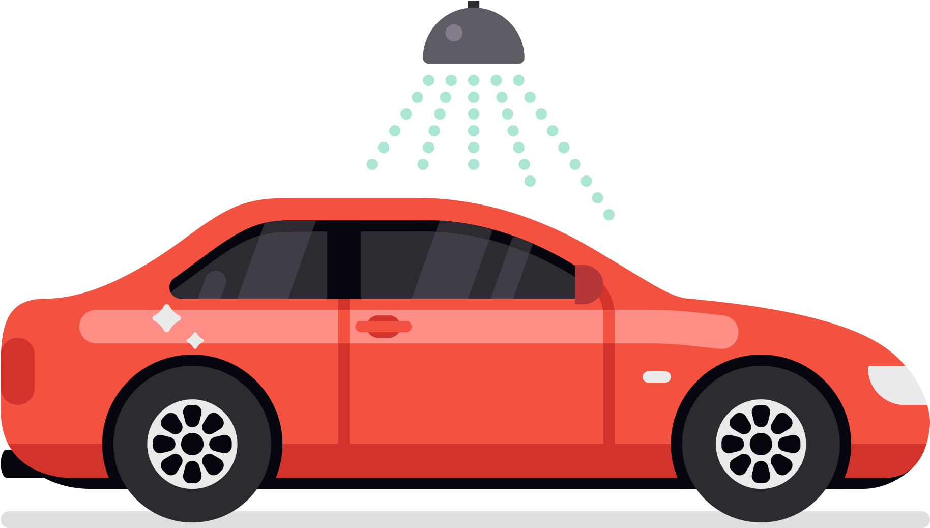 Car Wash Png Red Clipart (2000x1333), Png Download