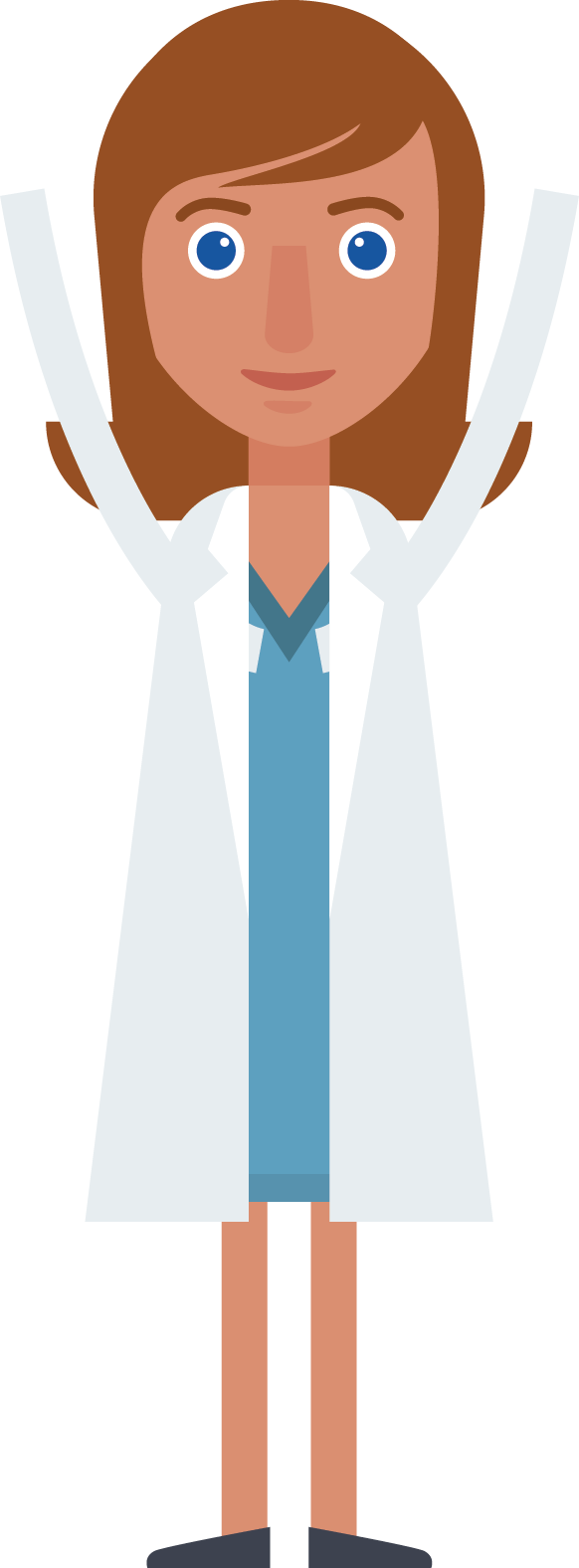 Pharmacist Clipart Hospital Pharmacist - Illustration - Png Download (582x1576), Png Download