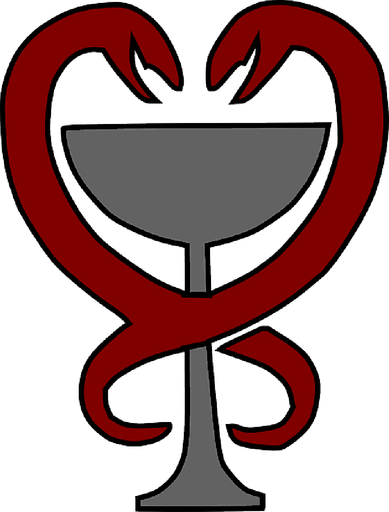 Snake, Cup, Pharmacy, Medicine, Pharmaceutical, Drug - Snake Clipart (800x1053), Png Download