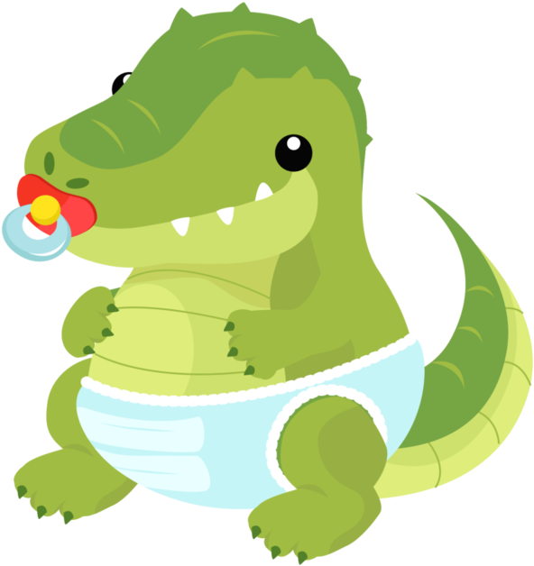 Baby Alligator Png Crocodile Cartoon Transparent Background Clipart