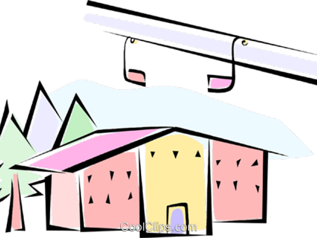 Clipart Ski Resort - Png Download (640x480), Png Download