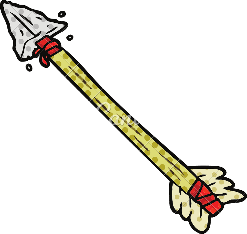 Cartoon Arrow - Cartoon Clipart (800x760), Png Download