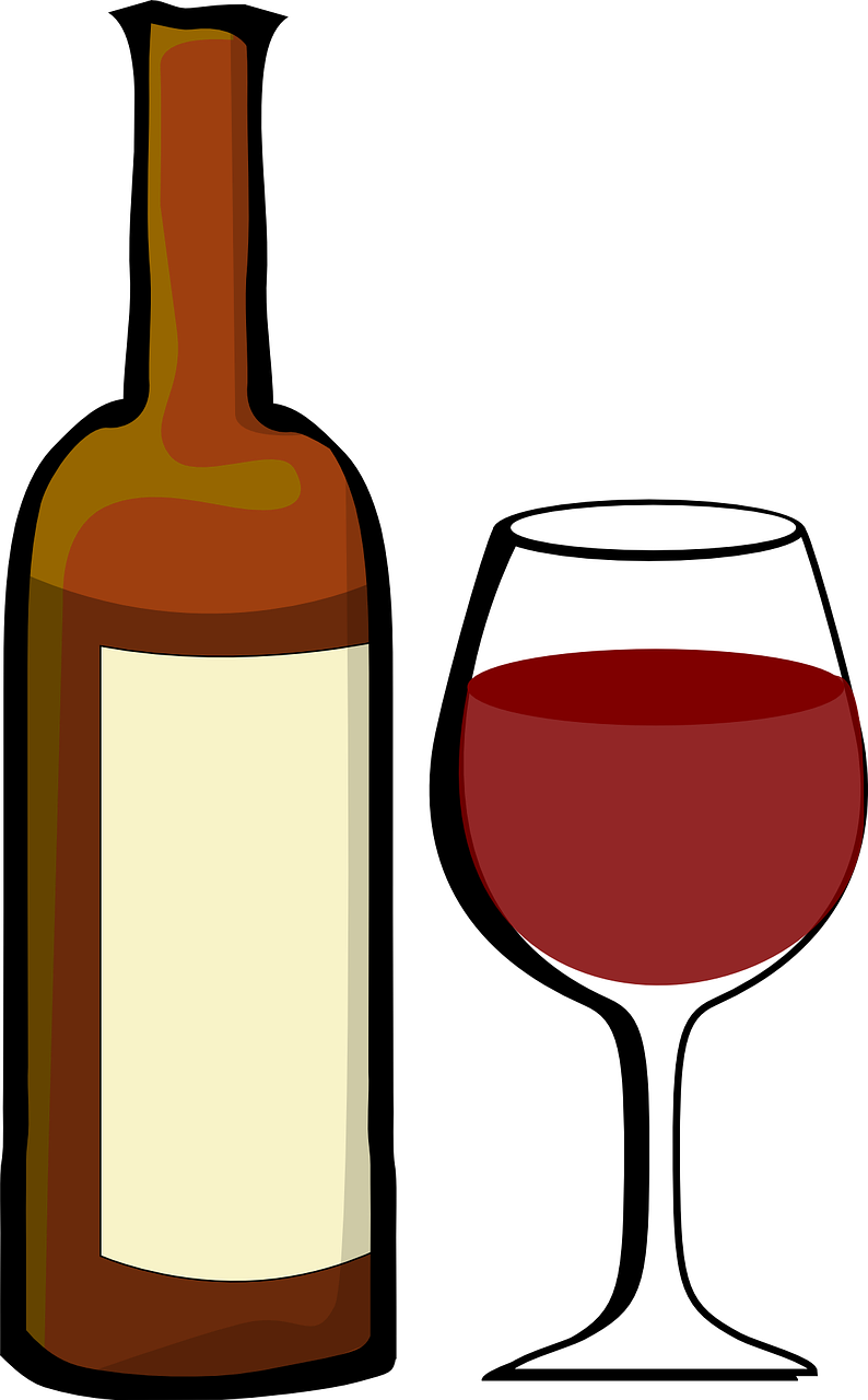 Wine Clipart - Png Download (794x1280), Png Download