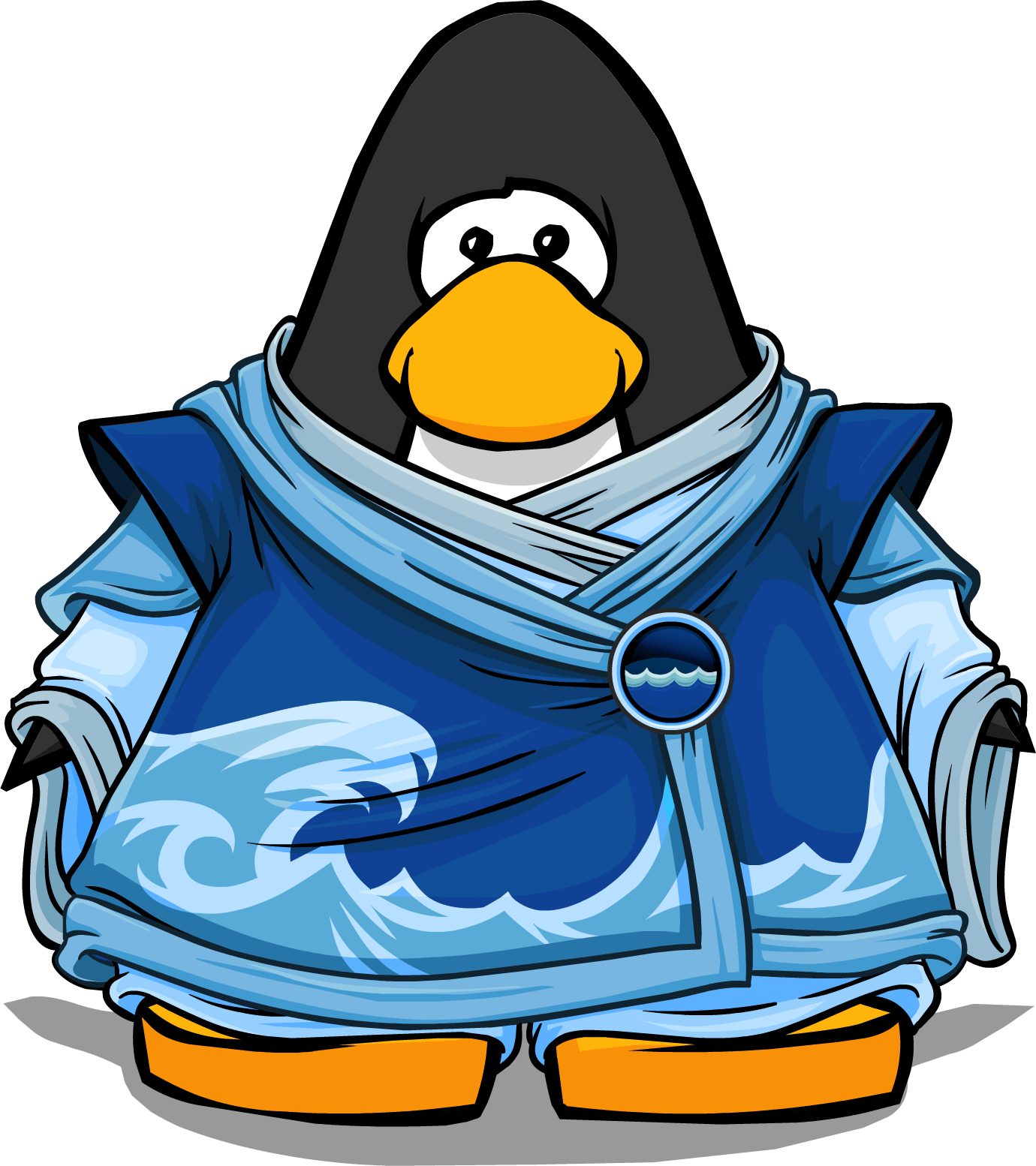 Waterfall Clipart Png - Club Penguin Water Ninja Transparent Png (1380x1554), Png Download