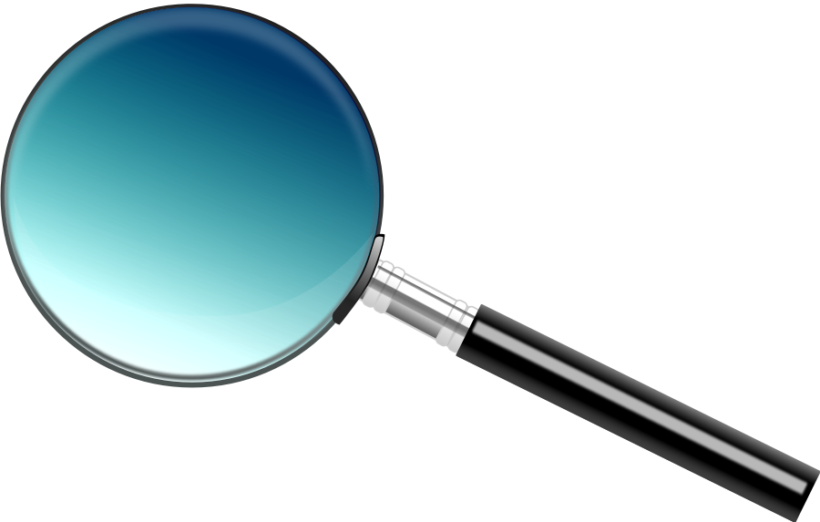 A Simple Magnifying Glass Clipart, Vector Clip Art - Pdf Magnifying Glass - Png Download (900x573), Png Download