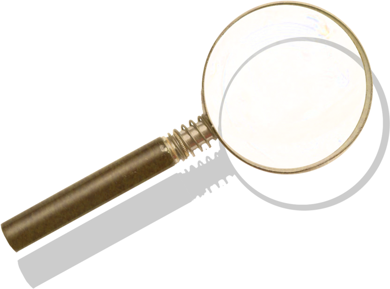 Magnify Book Clipart Clip Library Stock Steampunk Victorian - Transparent Background Magnifying Glass - Png Download (900x675), Png Download