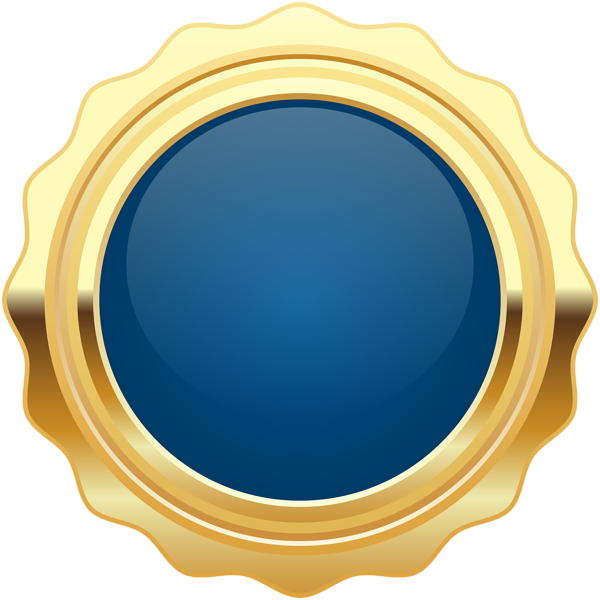 School Badge Clipart Clip Black And White Library Seal - Circle - Png Download (600x600), Png Download