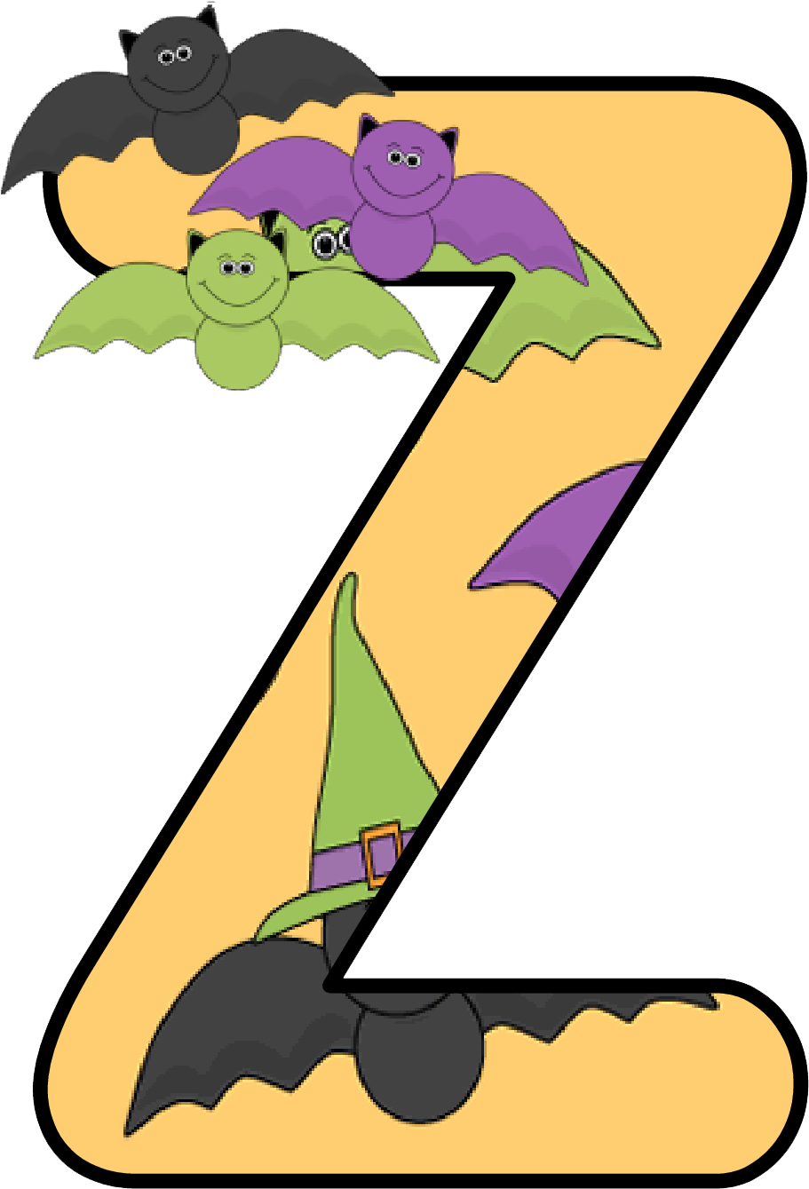 Alfabeto Murcielago Clipart (993x1404), Png Download