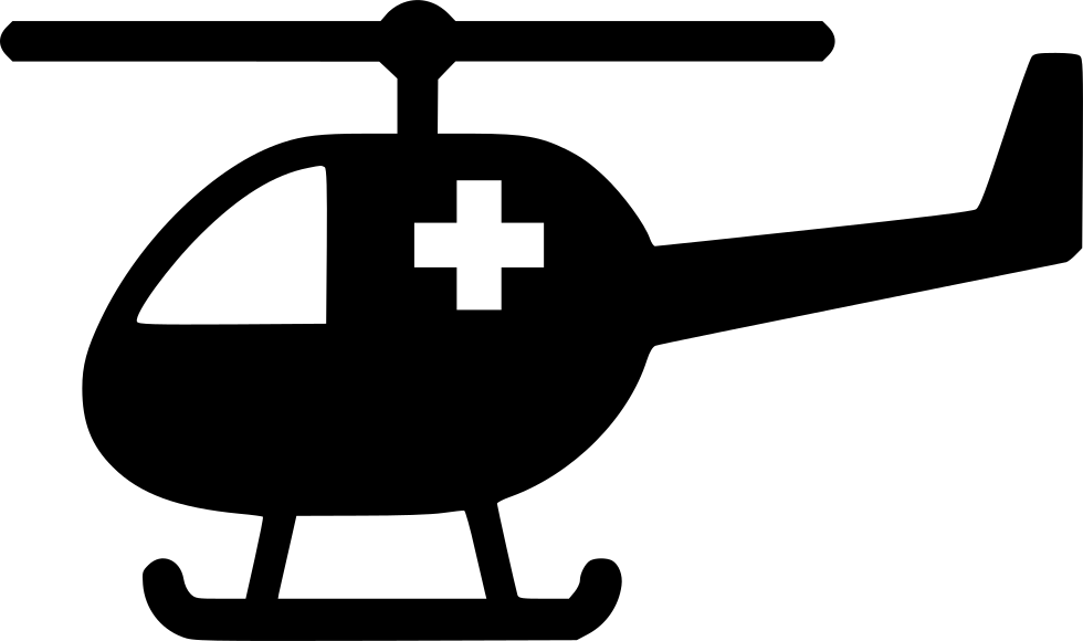 Svg Png Icon Free - Helicopter Icon Png Clipart (980x580), Png Download