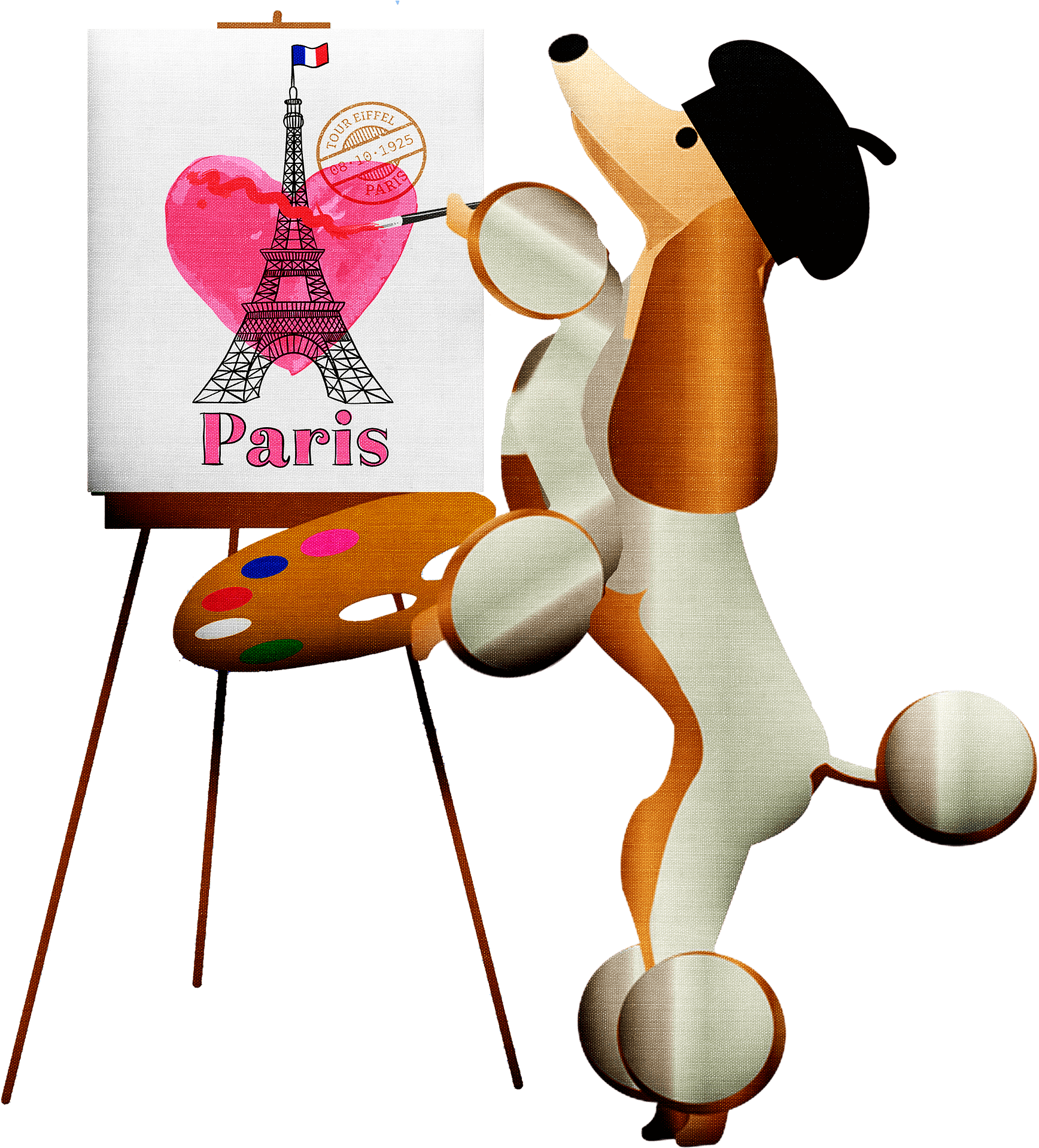 Eiffel Tower Clipart (1792x1920), Png Download