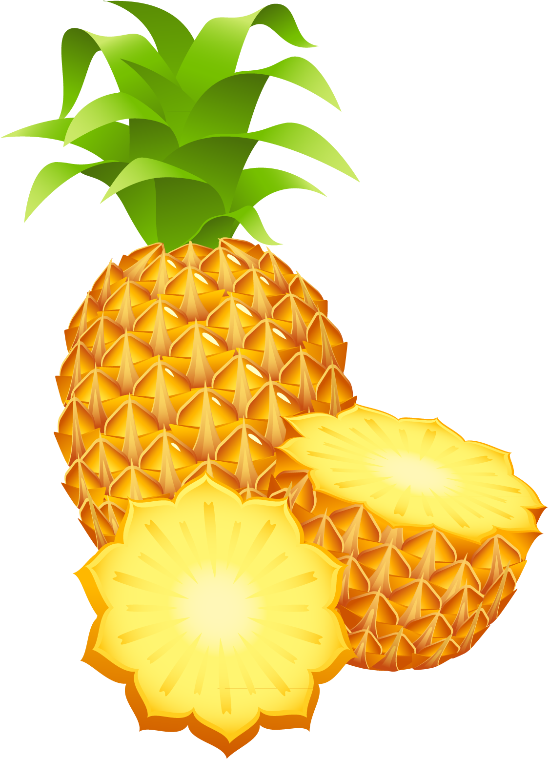 Pineapple Royalty-free Clip Art - Pineapple Clipart Png Transparent Png (1292x1583), Png Download