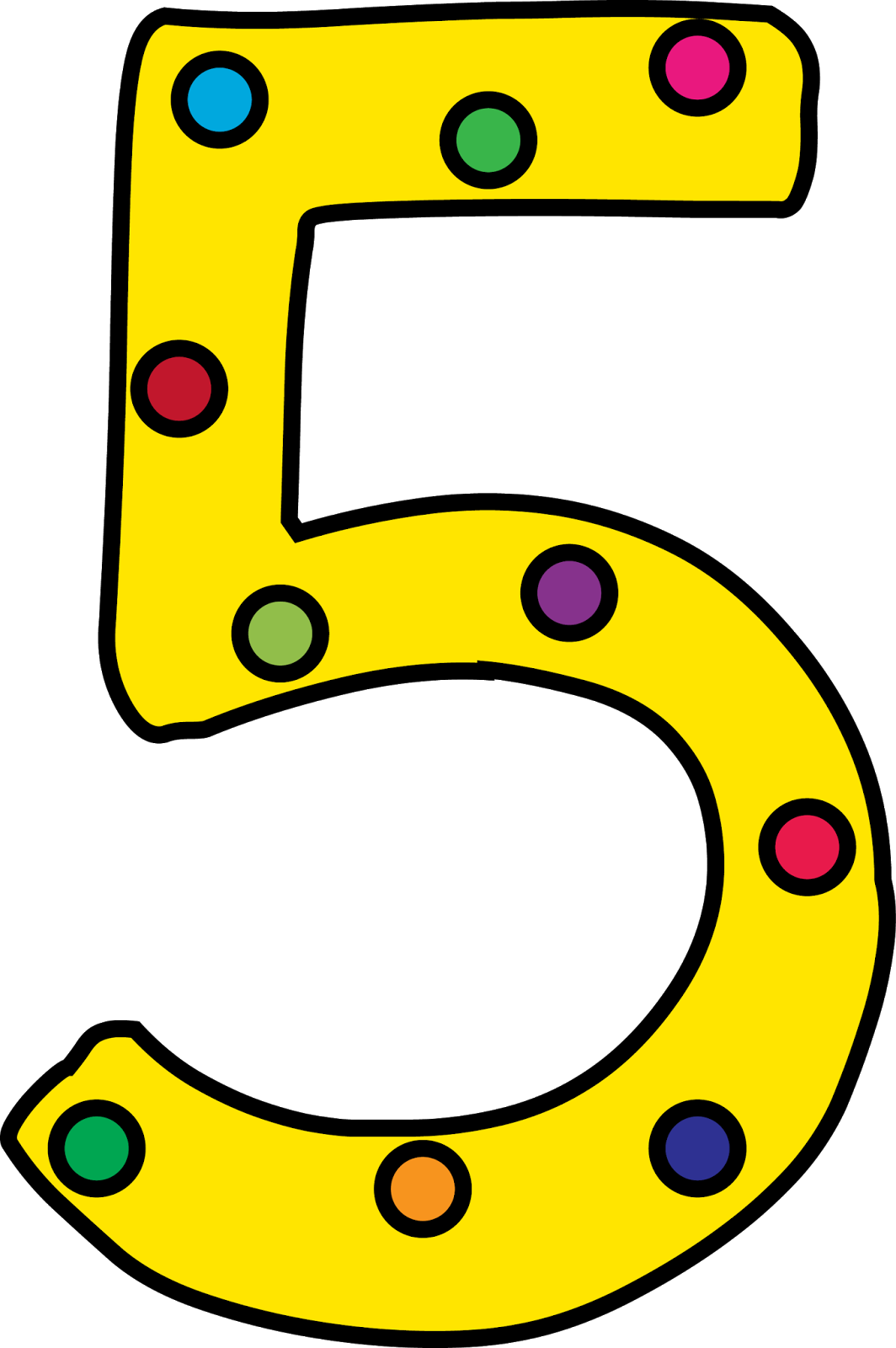 Lucky Five For Friday The 13th - Five Clipart - Png Download (1064x1600), Png Download