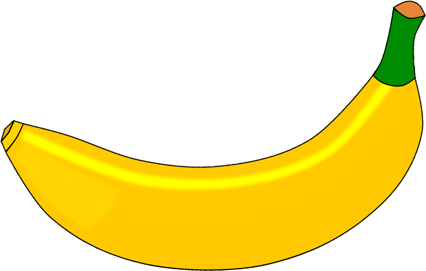 Black And White Fruits Clipart - Clipart Images Of Fruits - Png Download (1391x884), Png Download