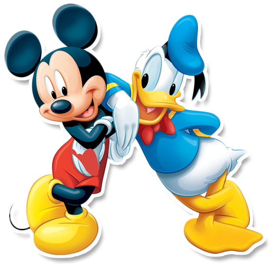 Mickey Mouse Donald Duck Clipart - Png Download (577x615), Png Download
