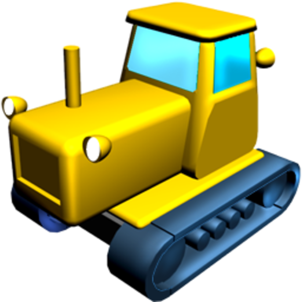 Tractor Icon Clipart (600x600), Png Download
