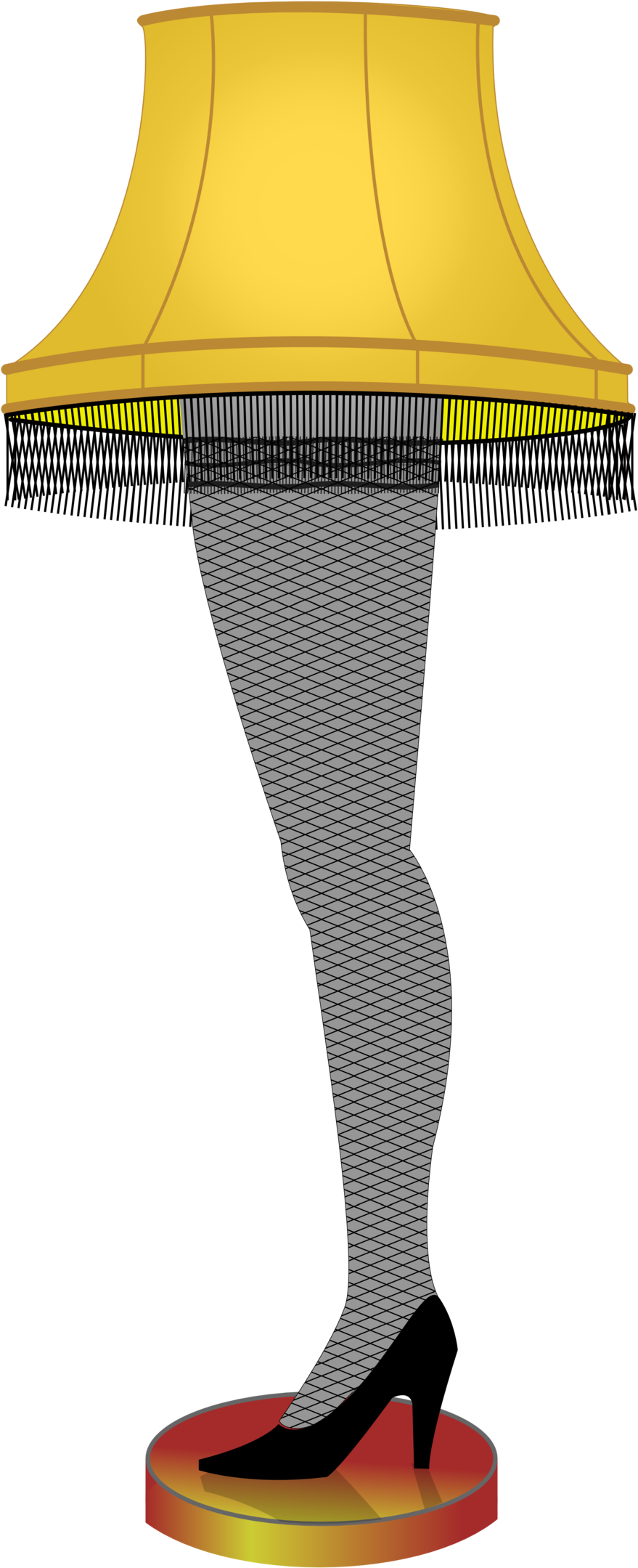 Leg Lamp Clipart - Christmas Story Lamp Clipart - Png Download (958x2215), Png Download