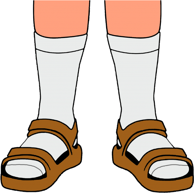 Shoe Clipart Student Birkenstock Sandals Clipart Png Download