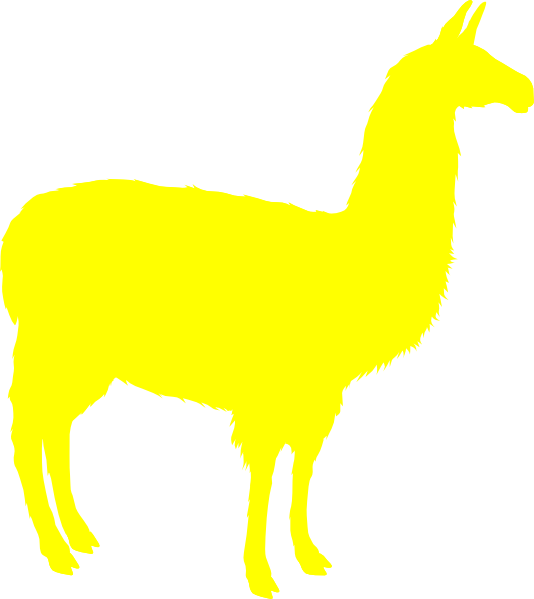 Mama Llama Sticker Clipart (534x599), Png Download