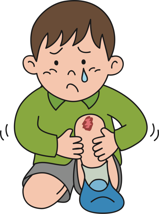 I Was Listening To The Radio Sunday Afternoon When - Scraped Knee Clip Art - Png Download (558x750), Png Download