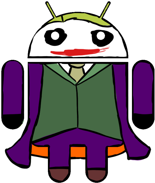 Joker Droid By Drjd24 - Joker Droid Clipart (592x697), Png Download