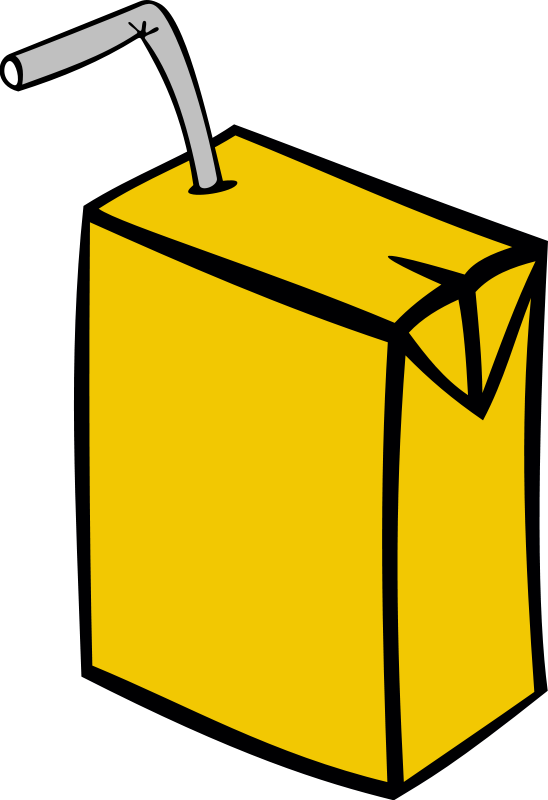 Juice Box Clipart - Clipart Juice Box Png Transparent Png (548x800), Png Download