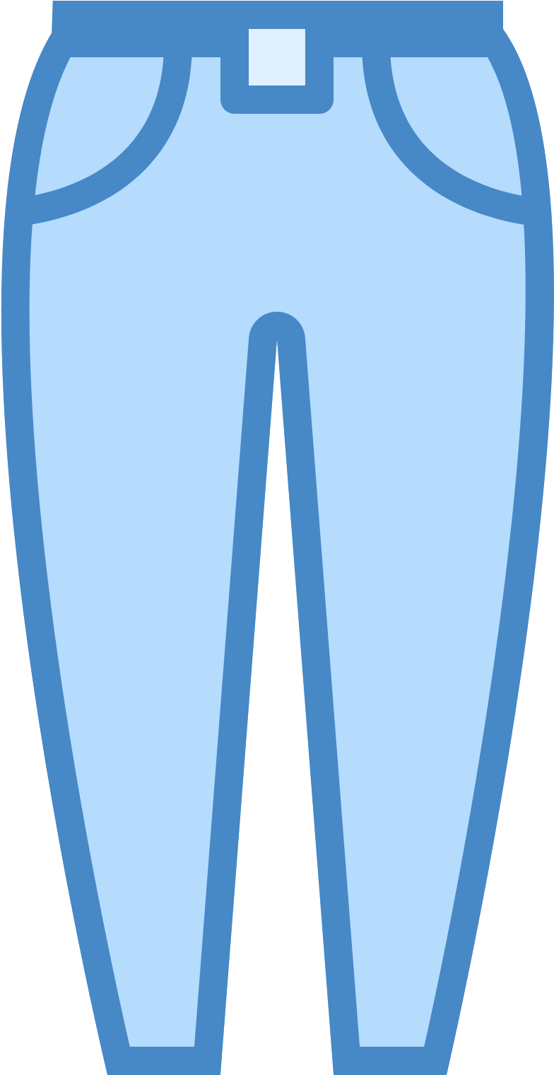 Jeans Clipart Mom Jeans - Jeans Vector Png Transparent Png (1600x1600), Png Download