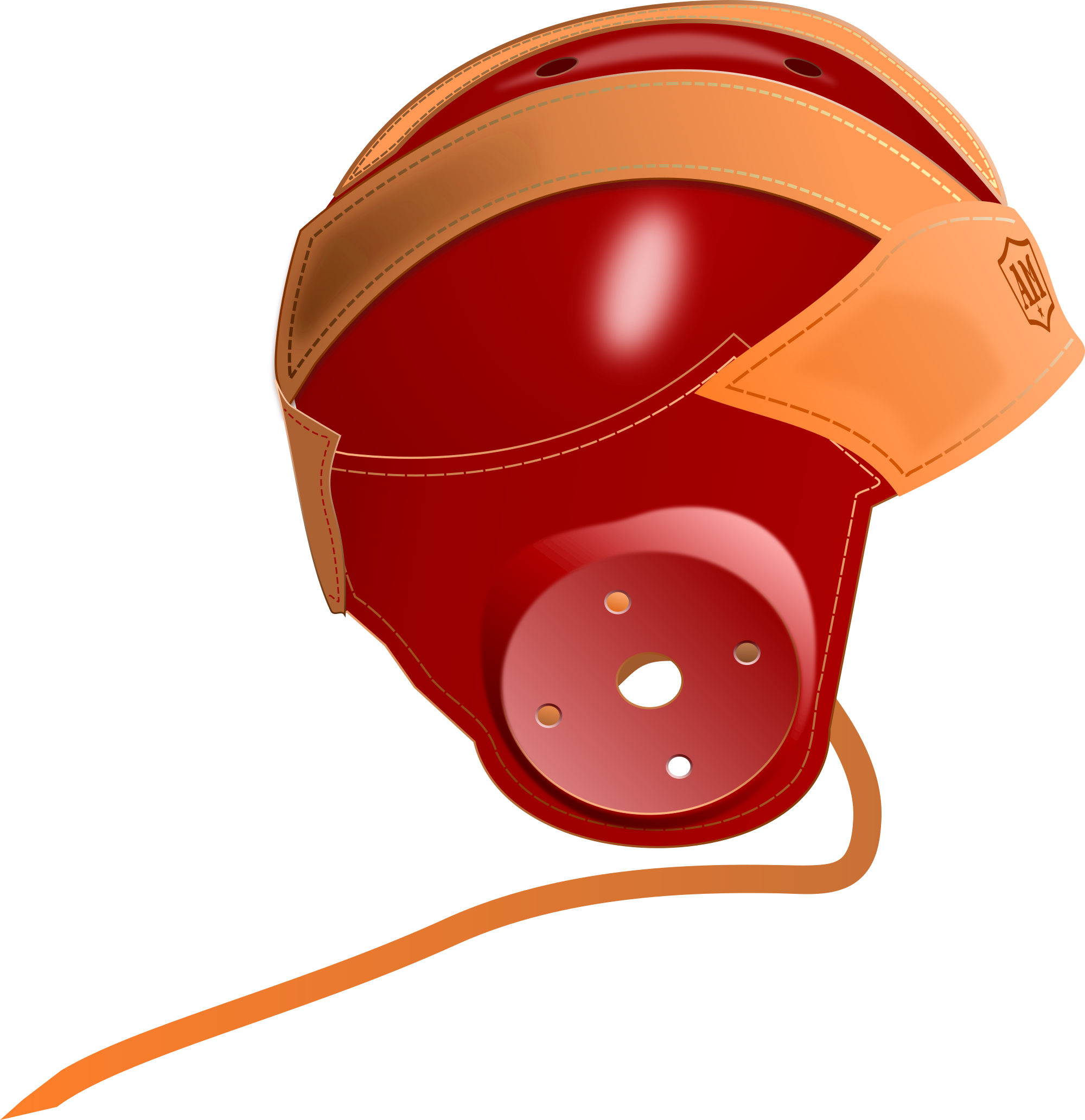 Old Football Helmet Clipart - Png Download (2000x2065), Png Download