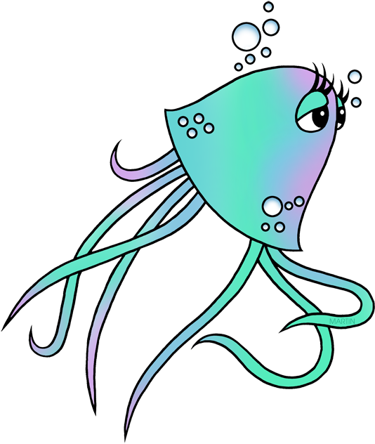 Clipart Jelly Fish Picture Black And White Library - Png Download (558x648), Png Download