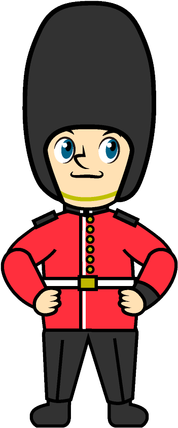 England London Soldier Png - Англия Пнг Clipart (622x883), Png Download