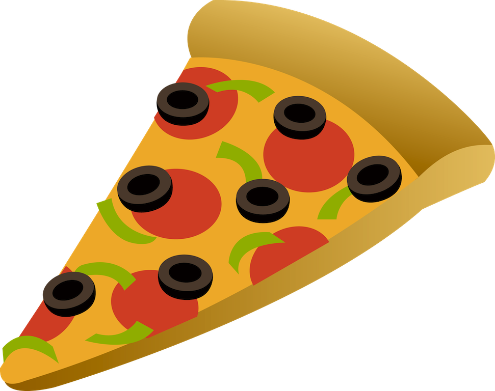Cheese Pizza Slice Clip Art - Clip Art Pizza Slice Png Transparent Png (971x768), Png Download