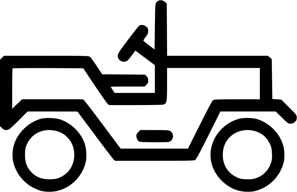 Willys Jeep Truck Car Clip Art Vector Graphics - Car - Png Download (981x634), Png Download